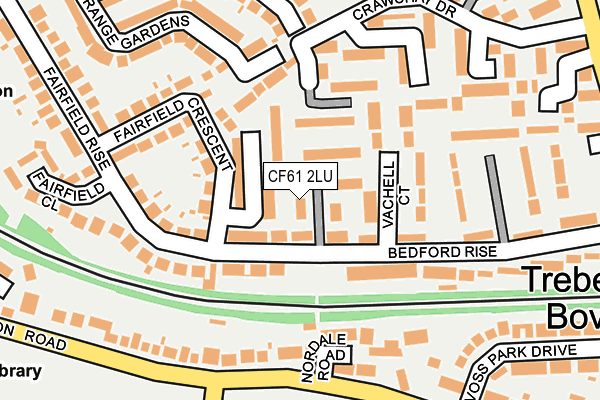 CF61 2LU map - OS OpenMap – Local (Ordnance Survey) CF61 2LU map - OS OpenMap – Local (Ordnance Survey)