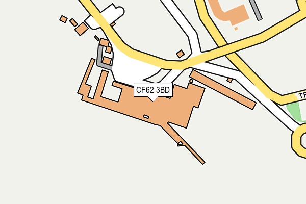 CF62 3BD map - OS OpenMap – Local (Ordnance Survey) CF62 3BD map - OS OpenMap – Local (Ordnance Survey)