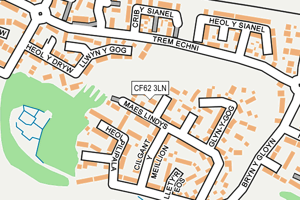 CF62 3LN map - OS OpenMap – Local (Ordnance Survey) CF62 3LN map - OS OpenMap – Local (Ordnance Survey)