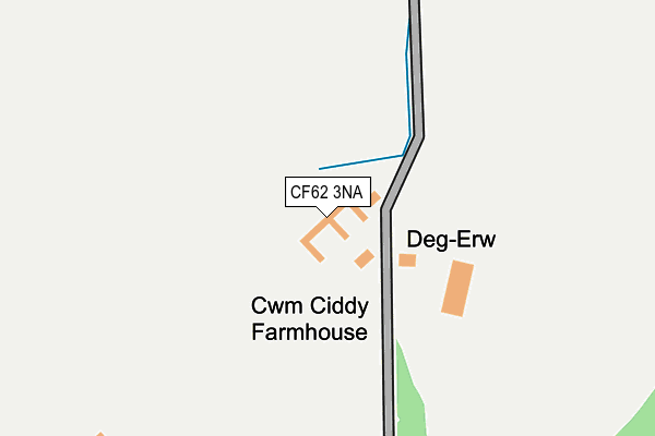 CF62 3NA map - OS OpenMap – Local (Ordnance Survey) CF62 3NA map - OS OpenMap – Local (Ordnance Survey)