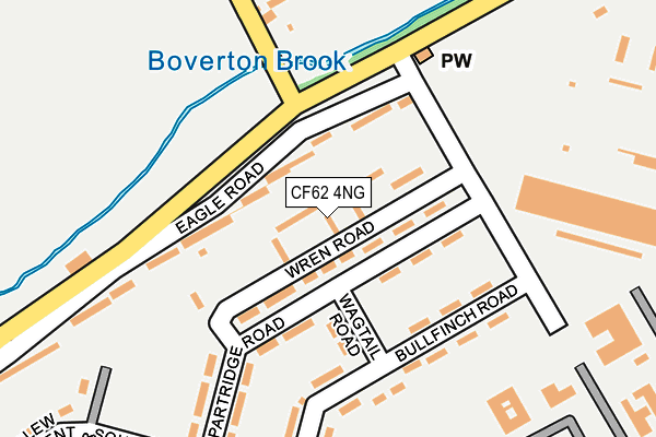 CF62 4NG map - OS OpenMap – Local (Ordnance Survey) CF62 4NG map - OS OpenMap – Local (Ordnance Survey)