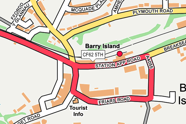CF62 5TH map - OS OpenMap – Local (Ordnance Survey)