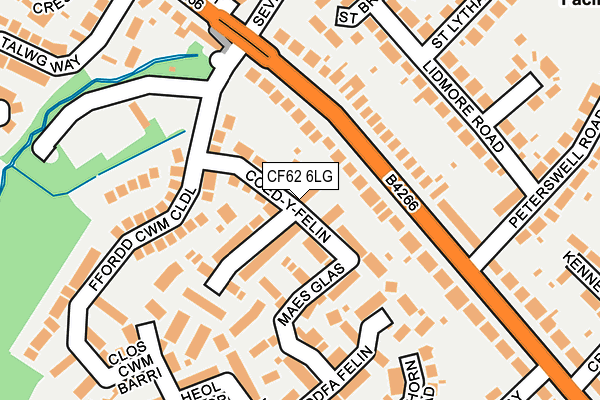 CF62 6LG map - OS OpenMap – Local (Ordnance Survey) CF62 6LG map - OS OpenMap – Local (Ordnance Survey)