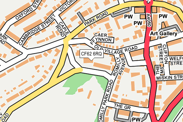 CF62 6RQ map - OS OpenMap – Local (Ordnance Survey) CF62 6RQ map - OS OpenMap – Local (Ordnance Survey)