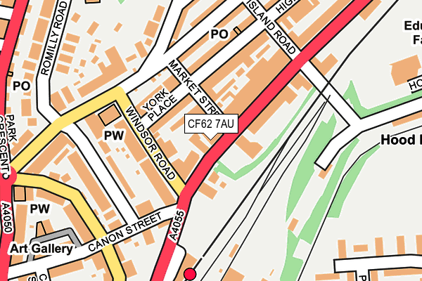 CF62 7AU map - OS OpenMap – Local (Ordnance Survey) CF62 7AU map - OS OpenMap – Local (Ordnance Survey)