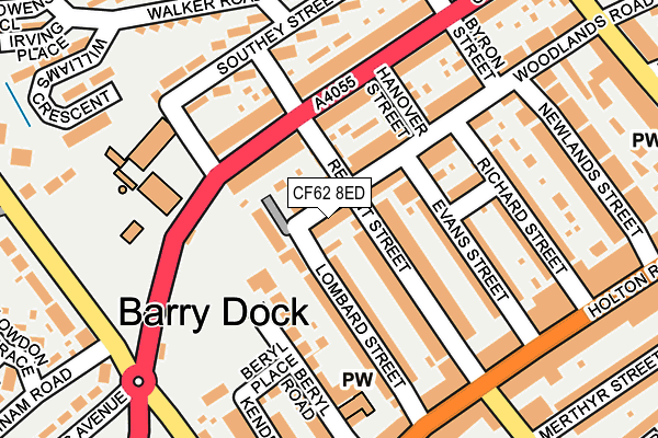 CF62 8ED map - OS OpenMap – Local (Ordnance Survey) CF62 8ED map - OS OpenMap – Local (Ordnance Survey)
