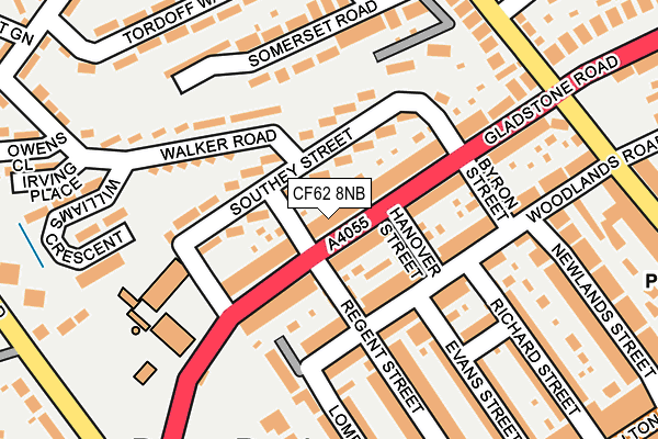 CF62 8NB map - OS OpenMap – Local (Ordnance Survey) CF62 8NB map - OS OpenMap – Local (Ordnance Survey)