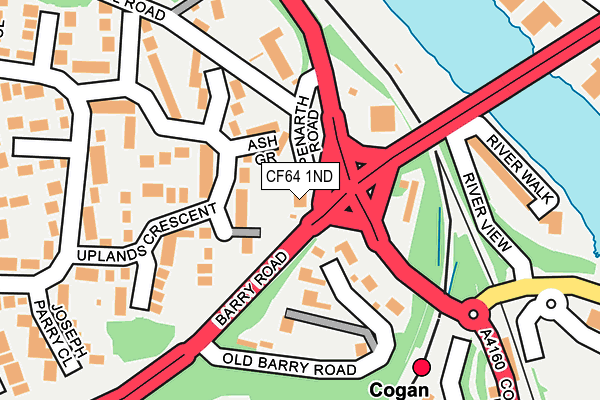 CF64 1ND map - OS OpenMap – Local (Ordnance Survey) CF64 1ND map - OS OpenMap – Local (Ordnance Survey)