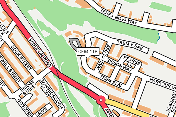 CF64 1TB map - OS OpenMap – Local (Ordnance Survey)