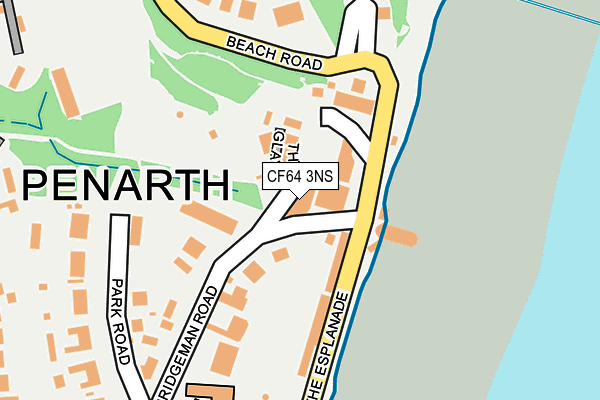 CF64 3NS map - OS OpenMap – Local (Ordnance Survey) CF64 3NS map - OS OpenMap – Local (Ordnance Survey)