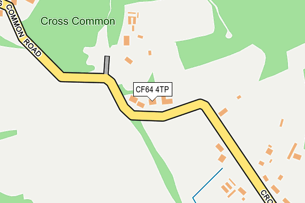 CF64 4TP map - OS OpenMap – Local (Ordnance Survey) CF64 4TP map - OS OpenMap – Local (Ordnance Survey)