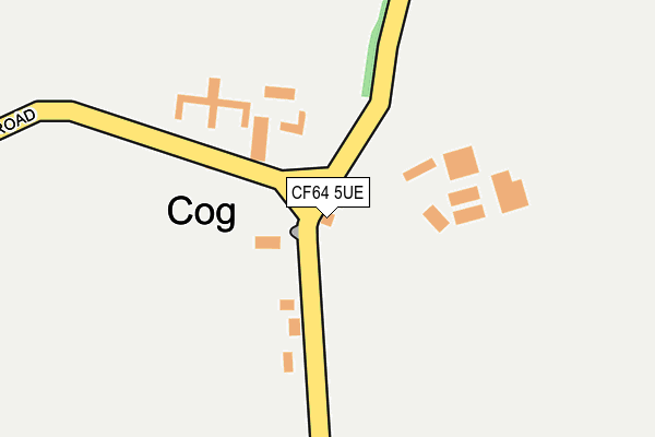 CF64 5UE map - OS OpenMap – Local (Ordnance Survey) CF64 5UE map - OS OpenMap – Local (Ordnance Survey)