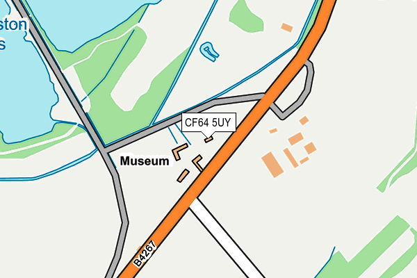 CF64 5UY map - OS OpenMap – Local (Ordnance Survey) CF64 5UY map - OS OpenMap – Local (Ordnance Survey)