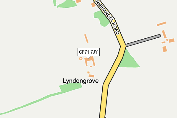 CF71 7JY map - OS OpenMap – Local (Ordnance Survey) CF71 7JY map - OS OpenMap – Local (Ordnance Survey)