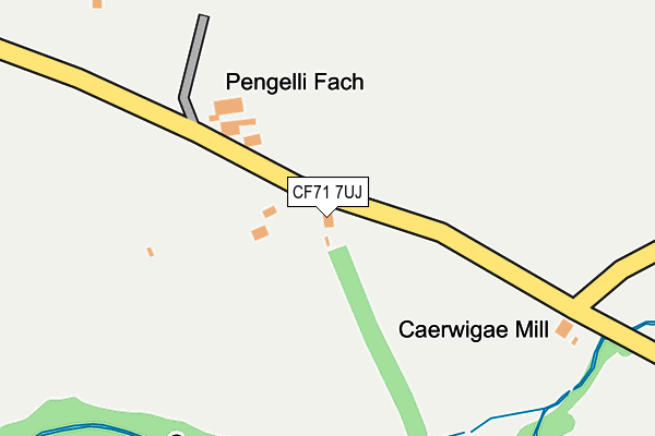 CF71 7UJ map - OS OpenMap – Local (Ordnance Survey) CF71 7UJ map - OS OpenMap – Local (Ordnance Survey)