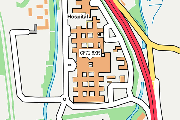 CF72 8XR map - OS OpenMap – Local (Ordnance Survey) CF72 8XR map - OS OpenMap – Local (Ordnance Survey)