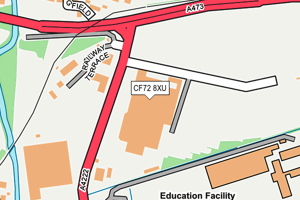 CF72 8XU map - OS OpenMap – Local (Ordnance Survey) CF72 8XU map - OS OpenMap – Local (Ordnance Survey)
