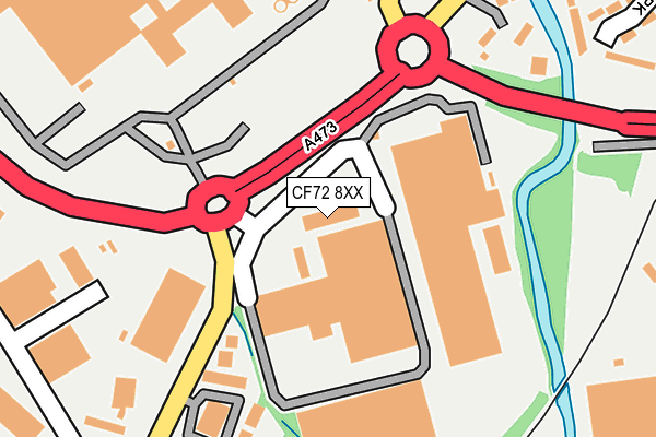 CF72 8XX map - OS OpenMap – Local (Ordnance Survey) CF72 8XX map - OS OpenMap – Local (Ordnance Survey)