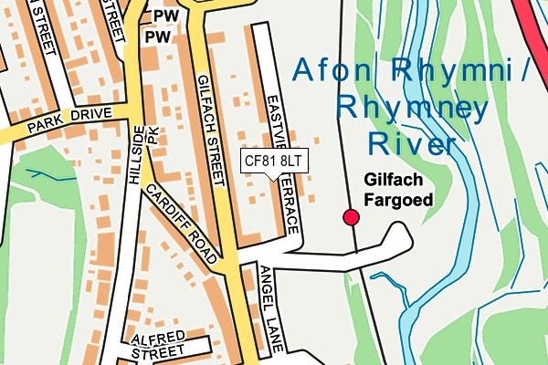 CF81 8LT map - OS OpenMap – Local (Ordnance Survey) CF81 8LT map - OS OpenMap – Local (Ordnance Survey)