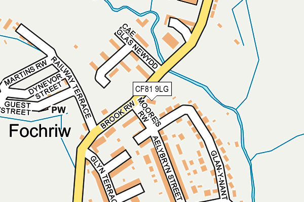 CF81 9LG map - OS OpenMap – Local (Ordnance Survey)