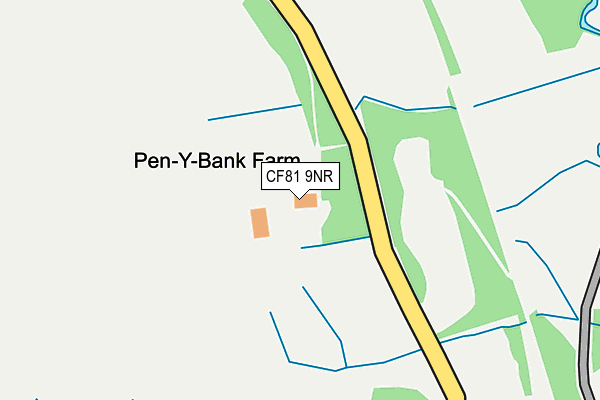 CF81 9NR map - OS OpenMap – Local (Ordnance Survey) CF81 9NR map - OS OpenMap – Local (Ordnance Survey)