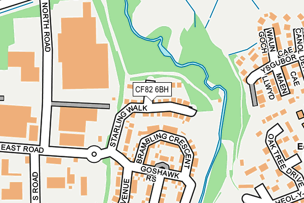 CF82 6BH map - OS OpenMap – Local (Ordnance Survey) CF82 6BH map - OS OpenMap – Local (Ordnance Survey)