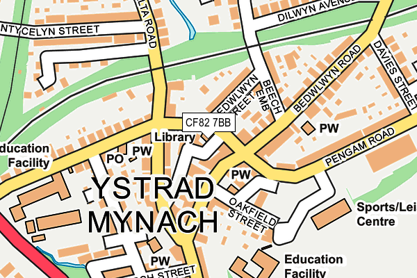 CF82 7BB map - OS OpenMap – Local (Ordnance Survey) CF82 7BB map - OS OpenMap – Local (Ordnance Survey)