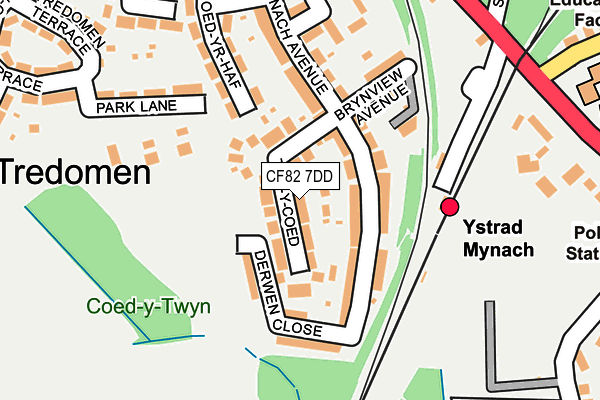 CF82 7DD map - OS OpenMap – Local (Ordnance Survey) CF82 7DD map - OS OpenMap – Local (Ordnance Survey)