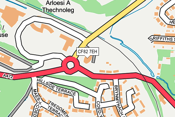 CF82 7EH map - OS OpenMap – Local (Ordnance Survey) CF82 7EH map - OS OpenMap – Local (Ordnance Survey)