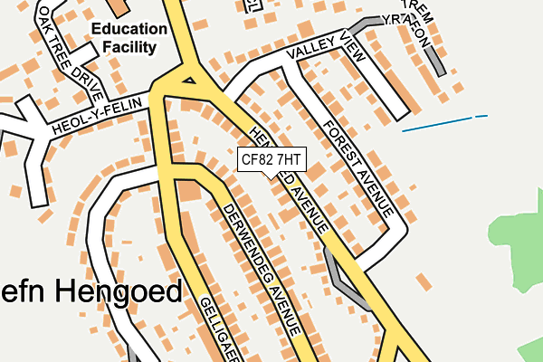 CF82 7HT map - OS OpenMap – Local (Ordnance Survey) CF82 7HT map - OS OpenMap – Local (Ordnance Survey)