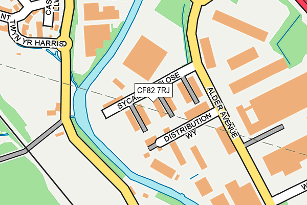 CF82 7RJ map - OS OpenMap – Local (Ordnance Survey) CF82 7RJ map - OS OpenMap – Local (Ordnance Survey)
