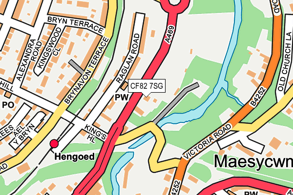 CF82 7SG map - OS OpenMap – Local (Ordnance Survey) CF82 7SG map - OS OpenMap – Local (Ordnance Survey)