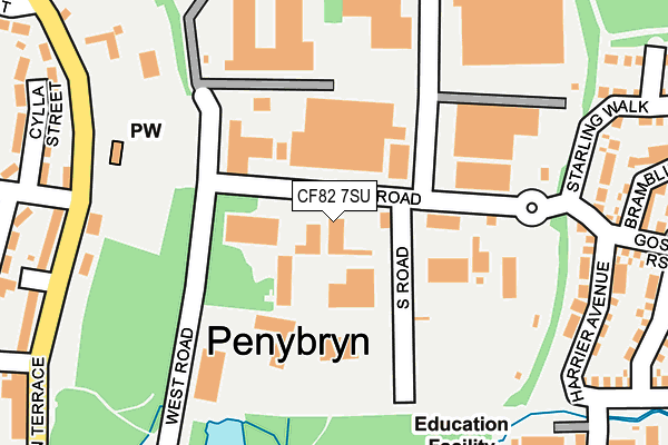 CF82 7SU map - OS OpenMap – Local (Ordnance Survey) CF82 7SU map - OS OpenMap – Local (Ordnance Survey)