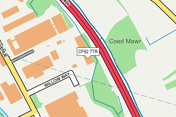 CF82 7TR map - OS OpenMap – Local (Ordnance Survey) CF82 7TR map - OS OpenMap – Local (Ordnance Survey)