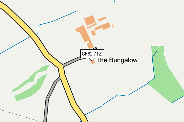 CF82 7TZ map - OS OpenMap – Local (Ordnance Survey) CF82 7TZ map - OS OpenMap – Local (Ordnance Survey)