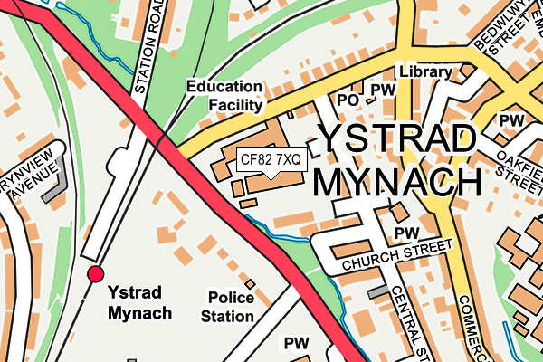 CF82 7XQ map - OS OpenMap – Local (Ordnance Survey) CF82 7XQ map - OS OpenMap – Local (Ordnance Survey)