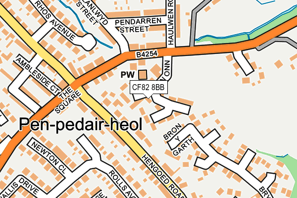 CF82 8BB map - OS OpenMap – Local (Ordnance Survey) CF82 8BB map - OS OpenMap – Local (Ordnance Survey)