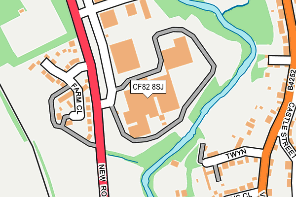 CF82 8SJ map - OS OpenMap – Local (Ordnance Survey) CF82 8SJ map - OS OpenMap – Local (Ordnance Survey)
