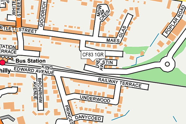 CF83 1GR map - OS OpenMap – Local (Ordnance Survey) CF83 1GR map - OS OpenMap – Local (Ordnance Survey)