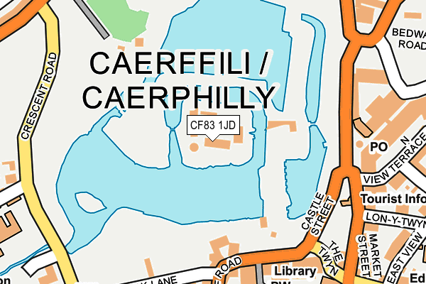 CF83 1JD map - OS OpenMap – Local (Ordnance Survey) CF83 1JD map - OS OpenMap – Local (Ordnance Survey)