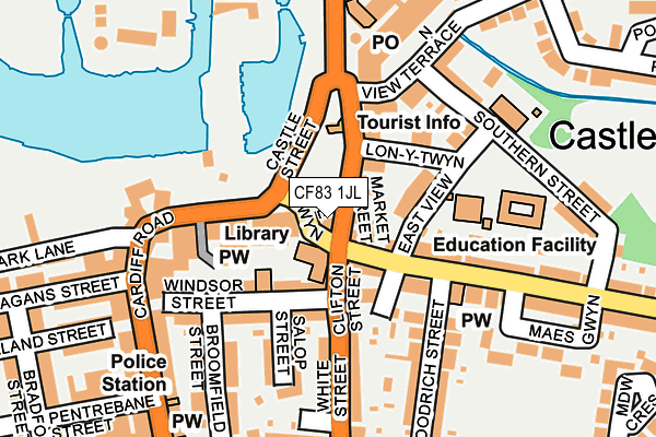 CF83 1JL map - OS OpenMap – Local (Ordnance Survey) CF83 1JL map - OS OpenMap – Local (Ordnance Survey)