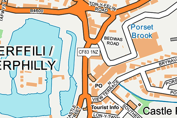 CF83 1NZ map - OS OpenMap – Local (Ordnance Survey) CF83 1NZ map - OS OpenMap – Local (Ordnance Survey)