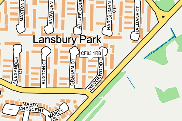 CF83 1RB map - OS OpenMap – Local (Ordnance Survey) CF83 1RB map - OS OpenMap – Local (Ordnance Survey)