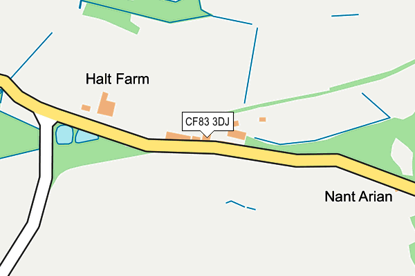 CF83 3DJ map - OS OpenMap – Local (Ordnance Survey) CF83 3DJ map - OS OpenMap – Local (Ordnance Survey)
