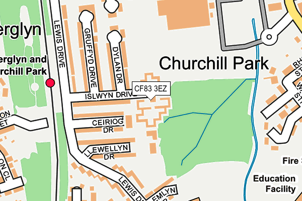 CF83 3EZ map - OS OpenMap – Local (Ordnance Survey) CF83 3EZ map - OS OpenMap – Local (Ordnance Survey)