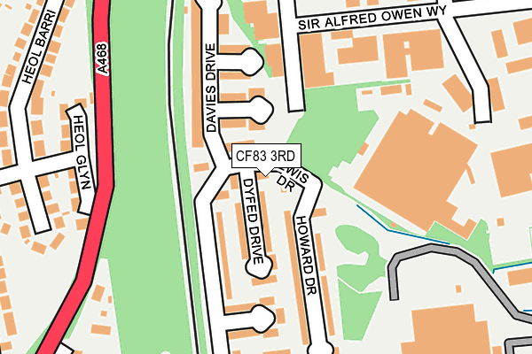 CF83 3RD map - OS OpenMap – Local (Ordnance Survey) CF83 3RD map - OS OpenMap – Local (Ordnance Survey)