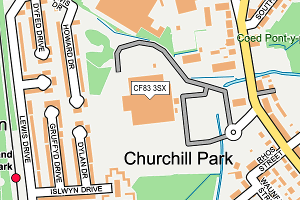 CF83 3SX map - OS OpenMap – Local (Ordnance Survey) CF83 3SX map - OS OpenMap – Local (Ordnance Survey)