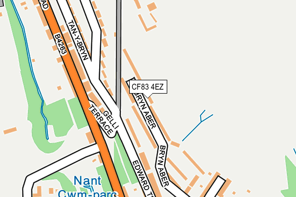 CF83 4EZ map - OS OpenMap – Local (Ordnance Survey) CF83 4EZ map - OS OpenMap – Local (Ordnance Survey)