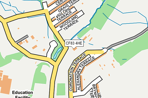CF83 4HE map - OS OpenMap – Local (Ordnance Survey) CF83 4HE map - OS OpenMap – Local (Ordnance Survey)