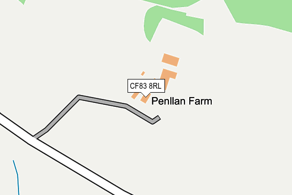 CF83 8RL map - OS OpenMap – Local (Ordnance Survey) CF83 8RL map - OS OpenMap – Local (Ordnance Survey)